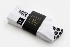 Non-Slip Athletic Grip Crew Socks
